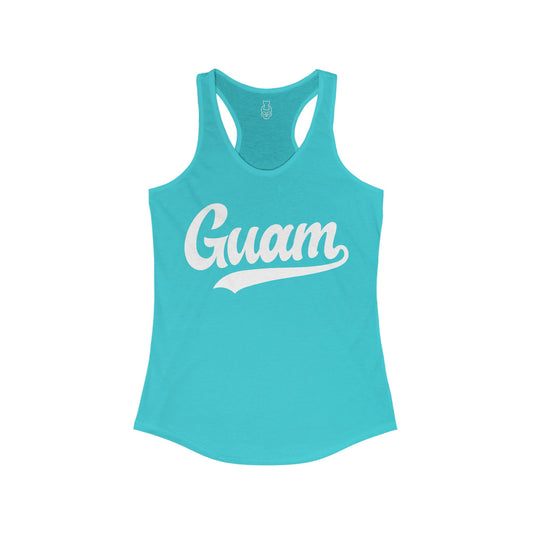 Guam Blue Racerback Tank